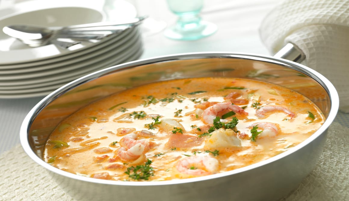 Norwegian Fish Soup for Many People
