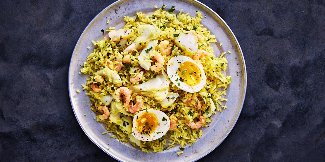 Norwegian smoked haddock kedgeree