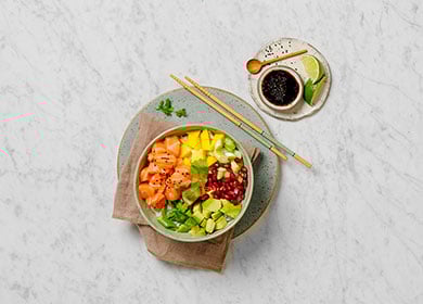 Norwegian Salmon Poke Bowl
